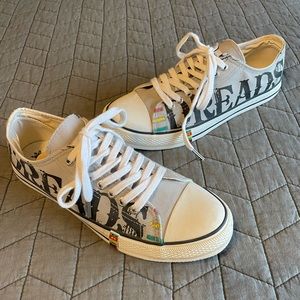 3/$15 DREADS UNISEX sneakers. Size 9 men, 11 women. Converse style, streetwear